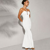 Halter Dress High Waist Slim Fit Elegant Fishtail Dress
